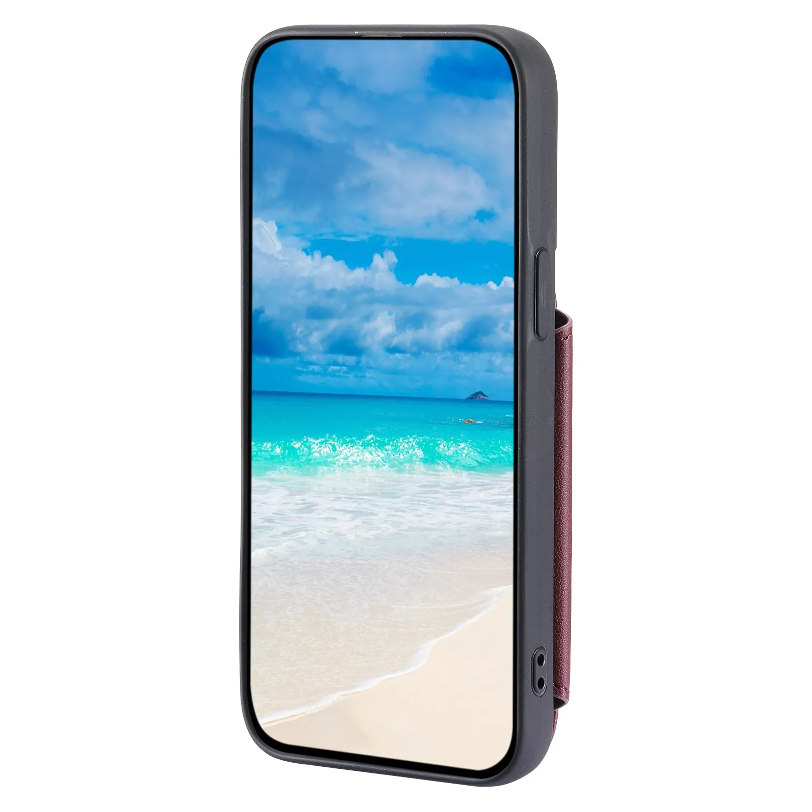 009 Anti-scratch Phone Case for Samsung Galaxy A13 4G / 5G , RFID Blocking PU TPU Cover Kickstand Zipper Wallet Shell with Strap