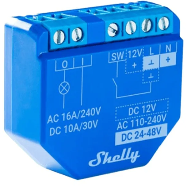 10 Pack Shelly Plus 1 WiFi Relay Switch BULK