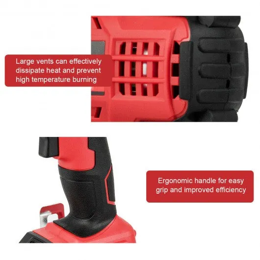 18V Cordless Driver Impact Tool Kit with LED Light