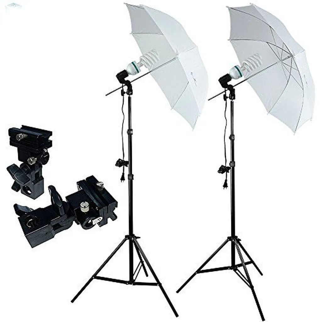 2 x 5500K 105W Photography Lighting Photo Studio Light Bulbs Daylight Balanced