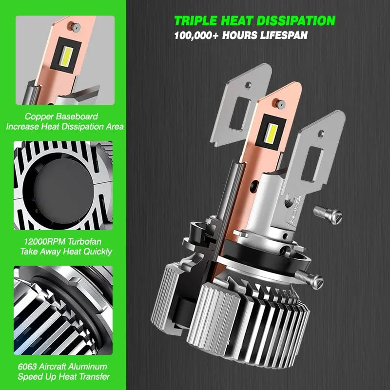2019-2020 Ford Ranger LED Bulbs 9005 H11 Headlight Replacement kits 4 bulbs