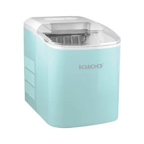 26lb Portable Automatic Countertop Ice Machine, Aqua