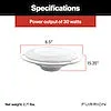 6.5 INCH INDOOR CEILING SPEAKER WHI
