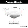 6.5 INCH INDOOR CEILING SPEAKER WHI