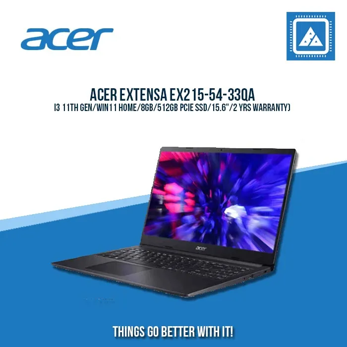 ACER Extensa EX215-54-33QA i3 11th gen | Best for Students Laptop