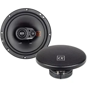 Alphasonik NS653 Neuron Series 6.5" 150 Watts 3-Way Full Range Car Audio Speaker (Pair)