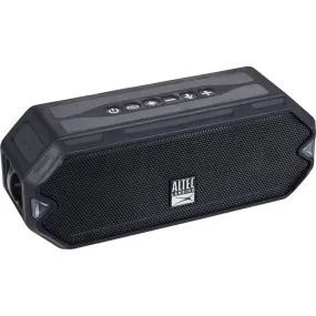 Altec Lansing Technologies IMW1200-BLK HydraJolt Wireless Bluetooth Speaker Phone Charger and Lights 16 Hours Playtime Black