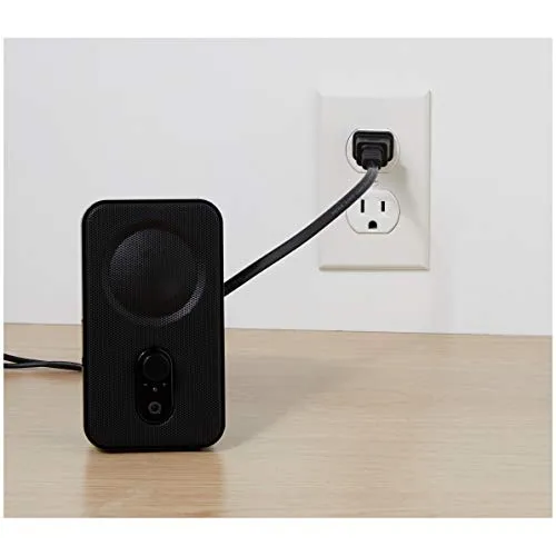 Amazon Basics Computer Speakers for Desktop or Laptop PC , USB-Powered, Black