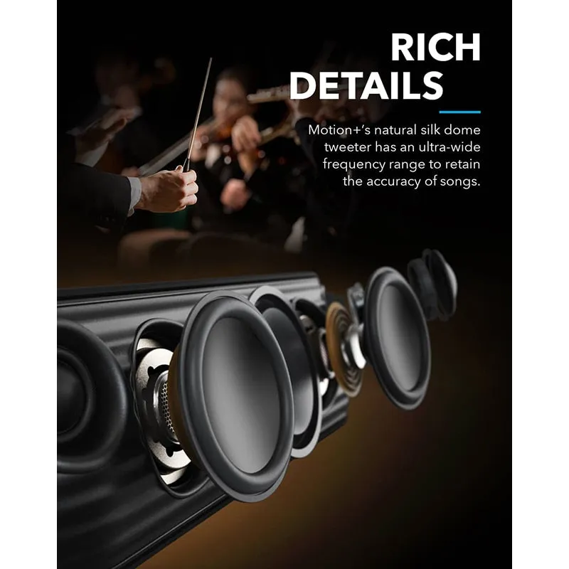 Anker Soundcore Motion  Bluetooth Speaker with Hi-Res 30W Audio, Extended Bass and Treble, Wireless HiFi Portable Speaker