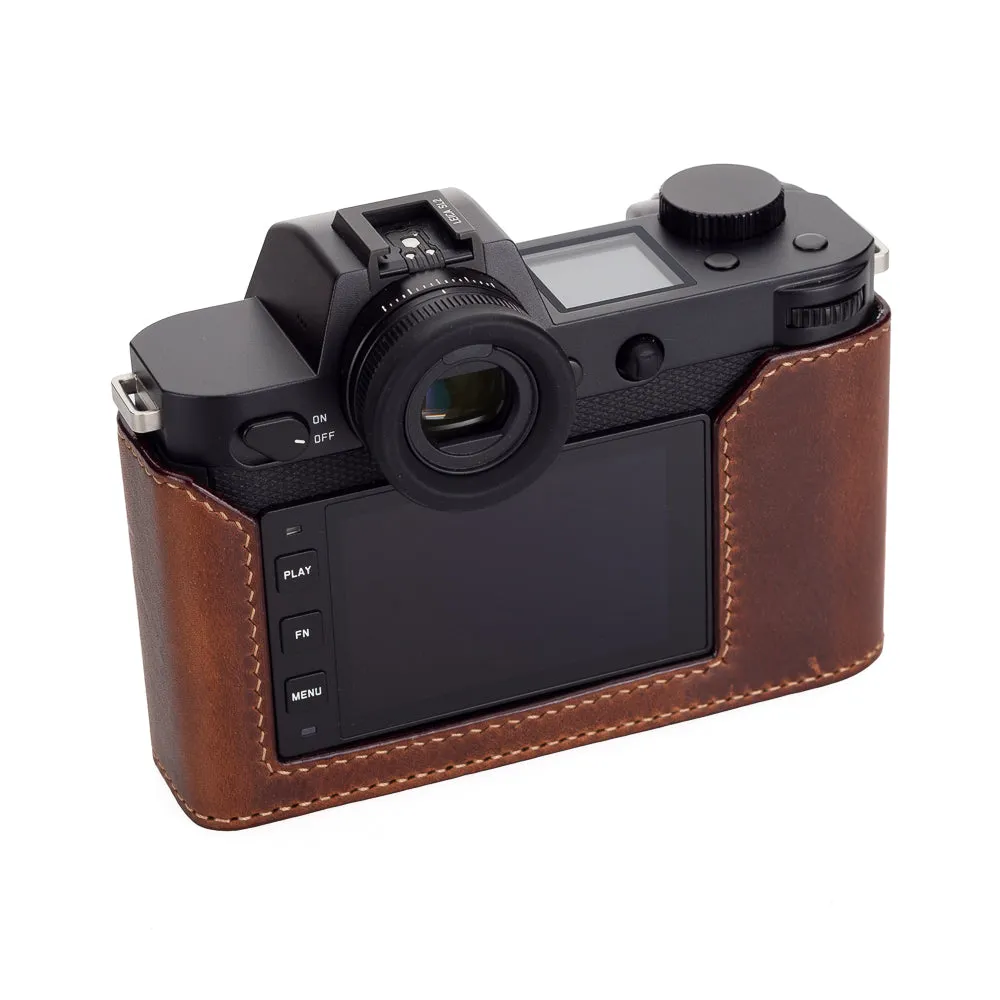 Arte di Mano Half Case for Leica SL2 with Battery Access Door, Covered Style - Rally Volpe