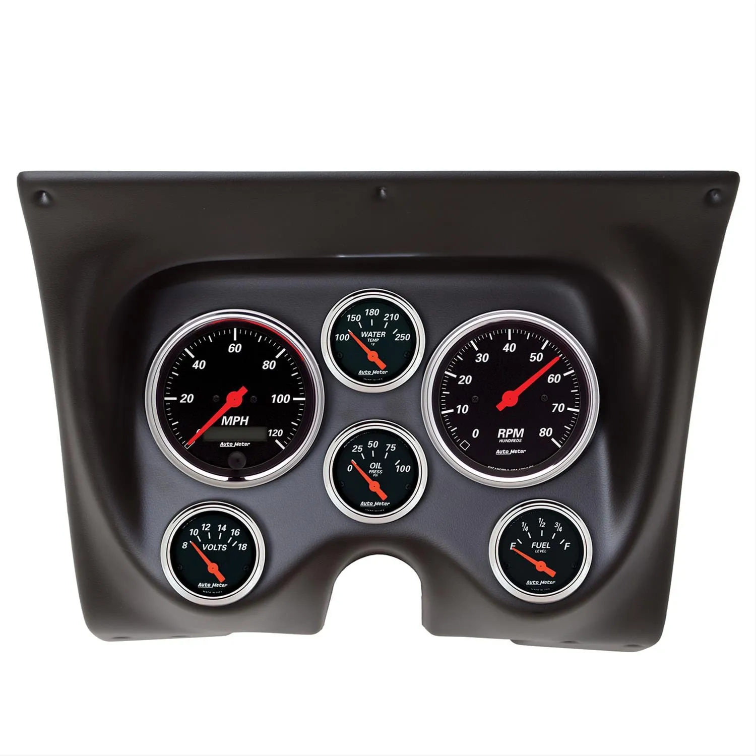 AutoMeter Designer Black Instrument Clusters 7020-DB
