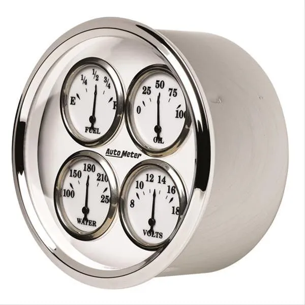 AutoMeter Old Tyme White II Analog Gauge Kits 1213