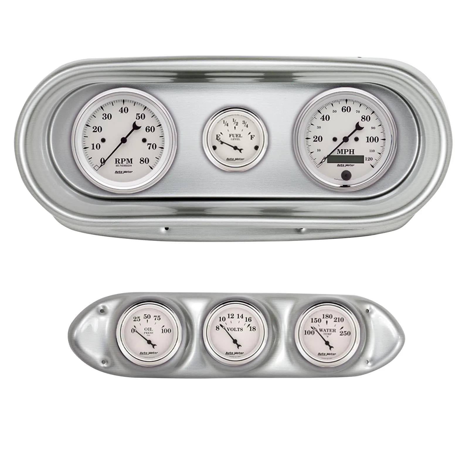 AutoMeter Old Tyme White Series Instrument Clusters 2127-08