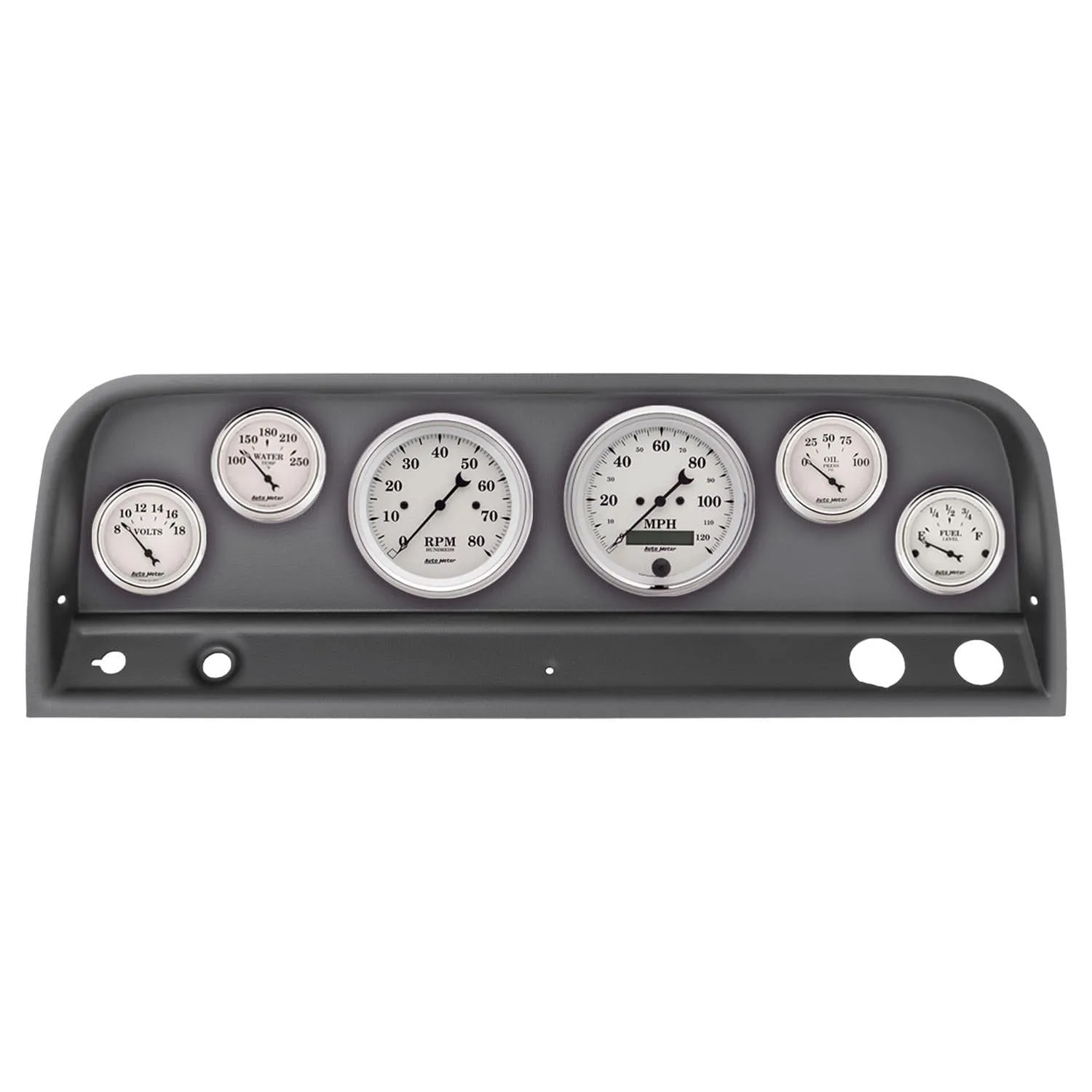AutoMeter Old Tyme White Series Instrument Clusters 2128-08