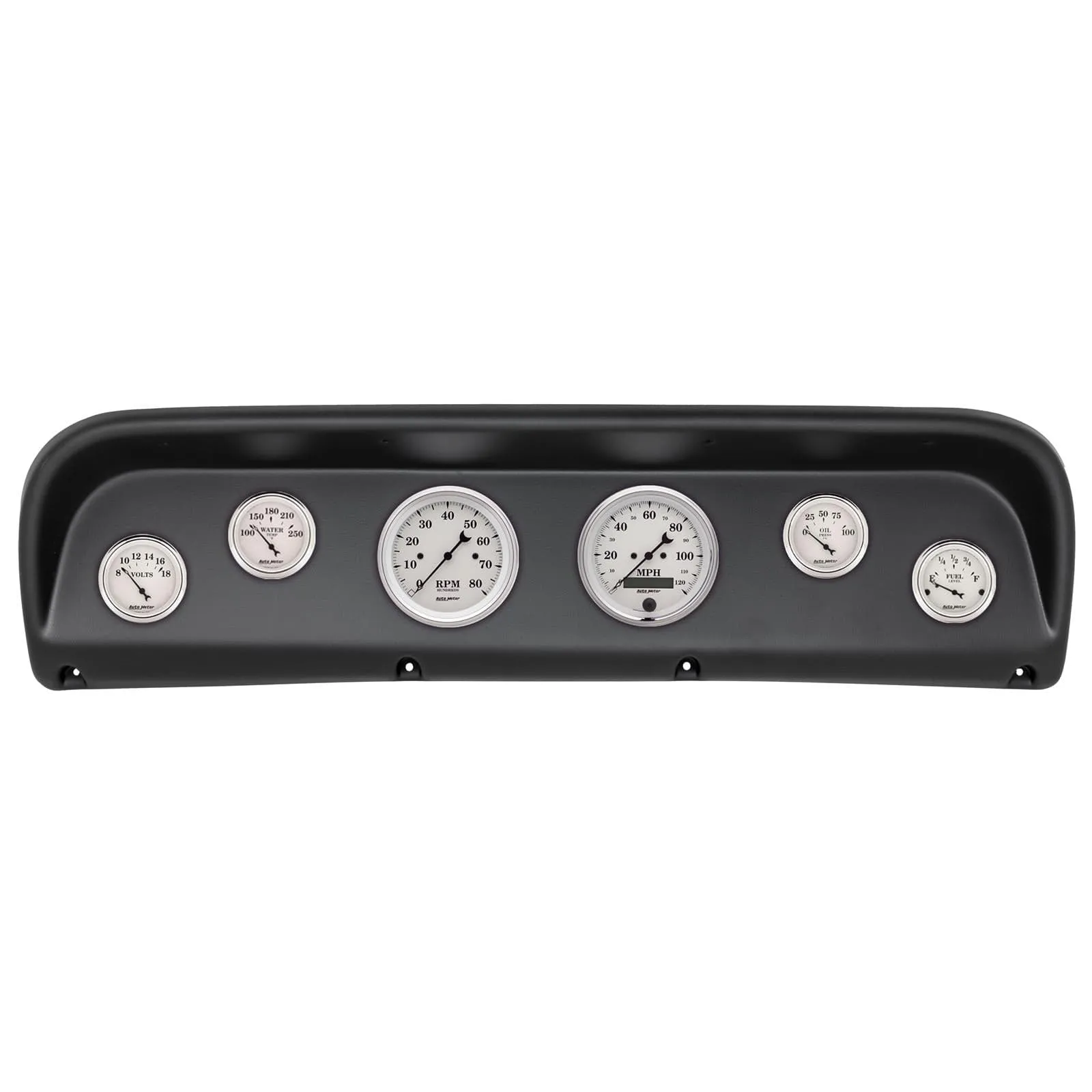AutoMeter Old Tyme White Series Instrument Clusters 2145-08