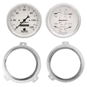 AutoMeter Old Tyme White Series Instrument Clusters 7038-08