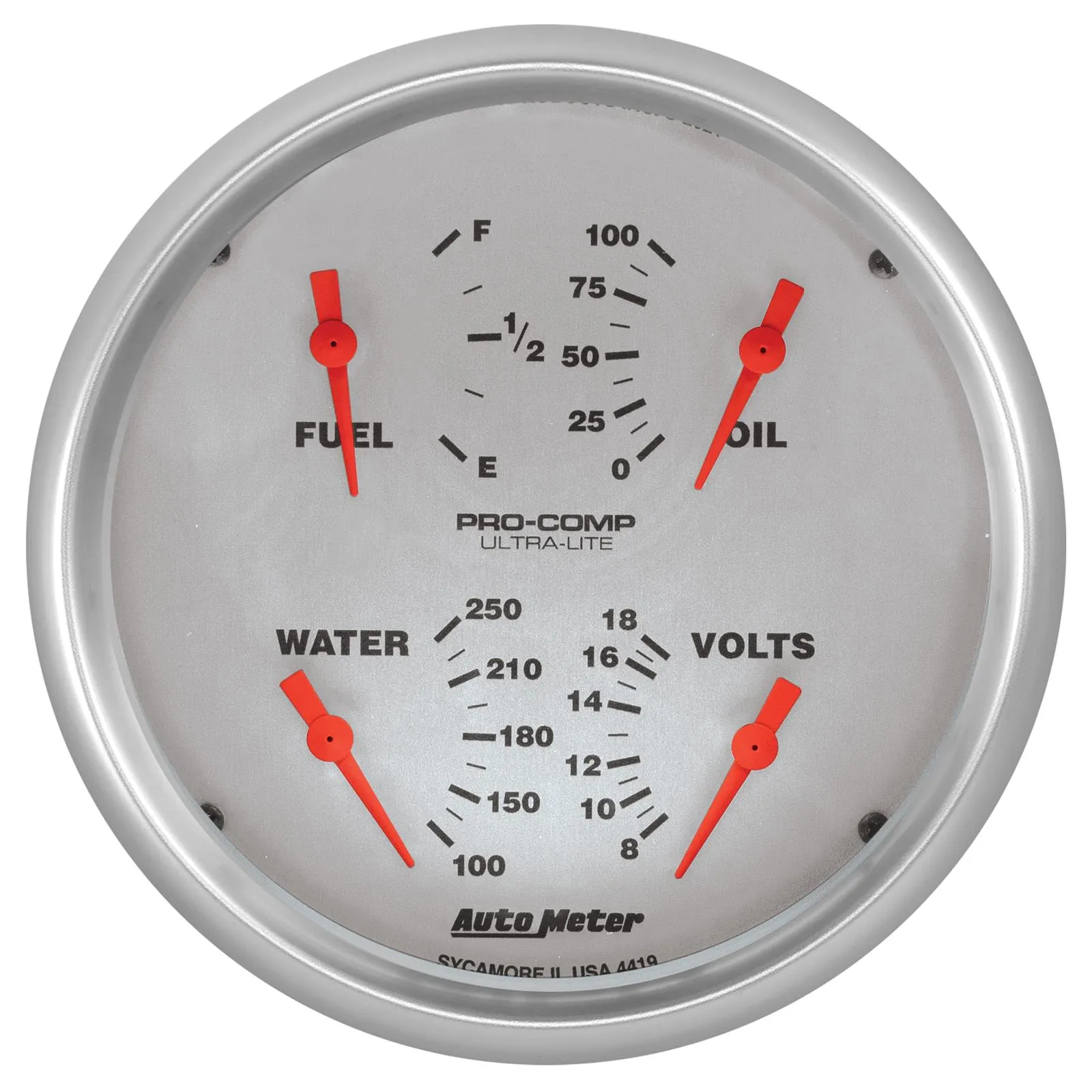 AutoMeter Ultra-Lite Analog Gauge Kits 4419