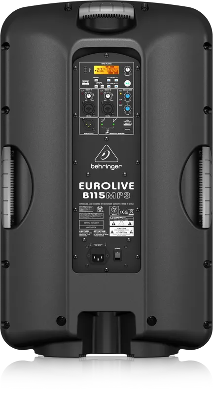 B115MP3 Active 2-Way 15" PA Speaker System