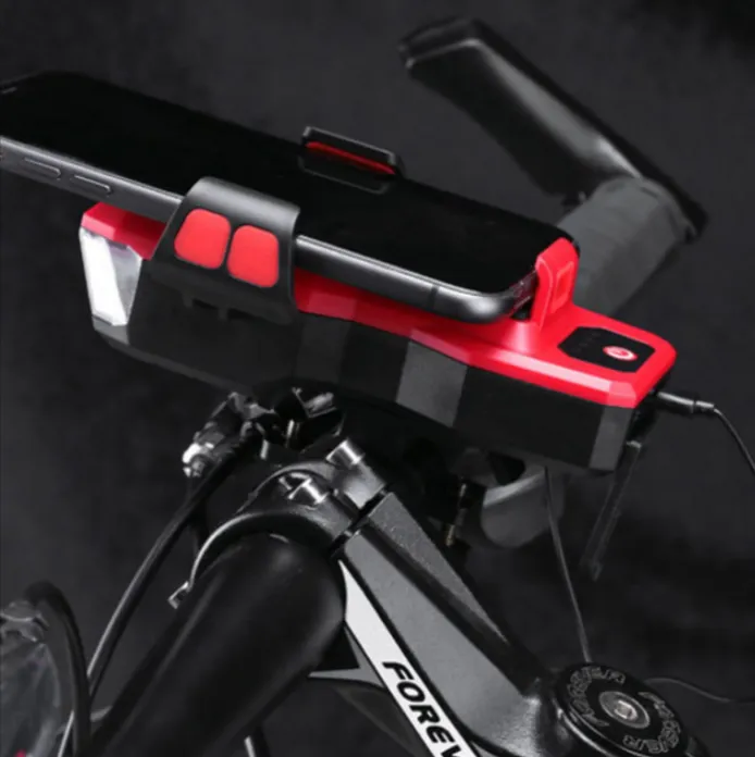 Bike Phone Holder Usb Charging Port With Led Light
