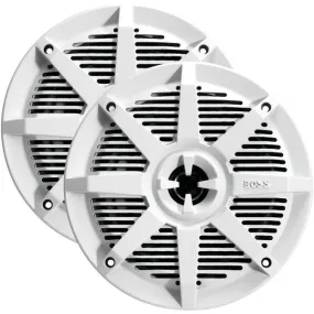 BOSS AUDIO MR52W 2-Way Full-Range Marine Speakers (5.25", White)