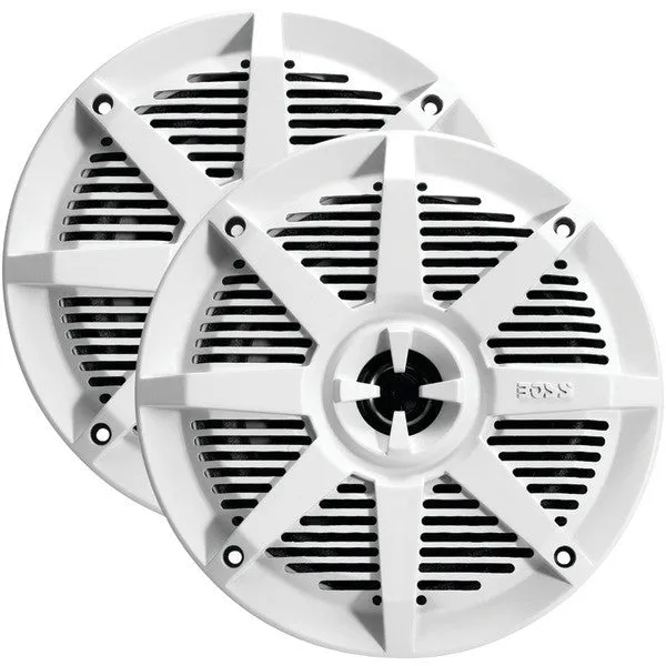 BOSS AUDIO MR52W 2-Way Full-Range Marine Speakers (5.25", White)