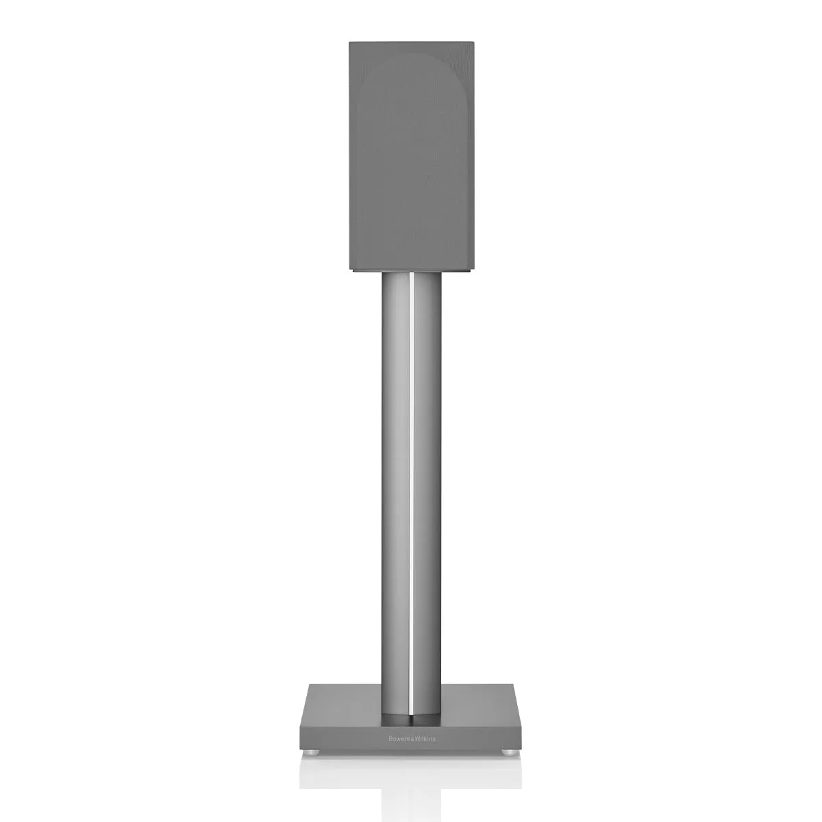 Bowers & Wilkins 707 S3 2-Way Bookshelf Speaker (Satin White) FS-700 Floor Stand (Silver) - Each