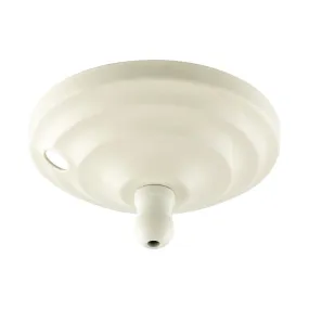 Bowl Kit Cap from the Bowl Kits Caps Collection in Antique White Finish by Quorum