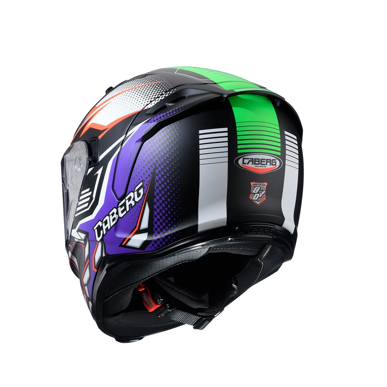 Caberg Avalon X Gurkha Matt Black / Fluo Orange / Fluo Green / Purple