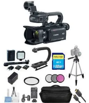 Canon XA35 Professional Camcorder   32GB MC   TRIPOD   CARRYING BAG   LED FLASH LIGHT   MORE