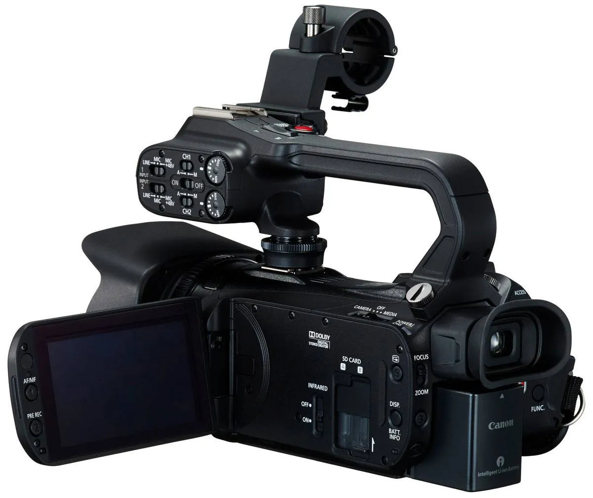 Canon XA35 Professional Camcorder   32GB MC   TRIPOD   CARRYING BAG   LED FLASH LIGHT   MORE