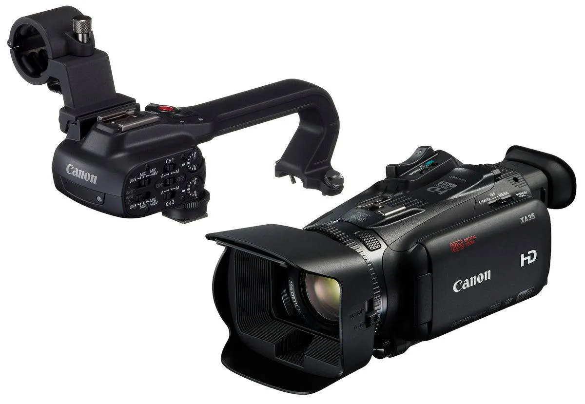 Canon XA35 Professional Camcorder   32GB MC   TRIPOD   CARRYING BAG   LED FLASH LIGHT   MORE