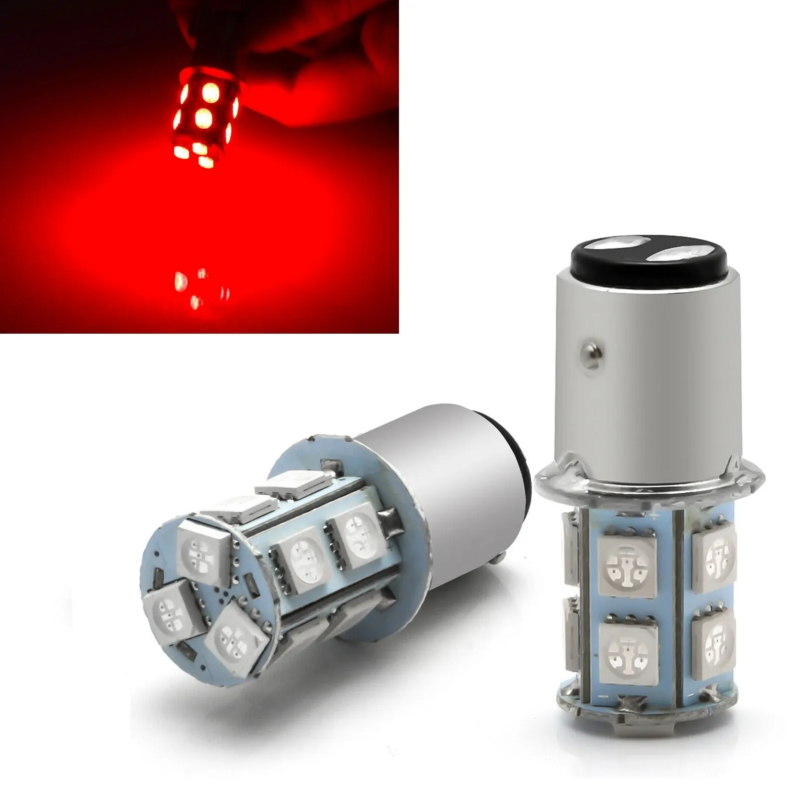 Car Red Led Brake Stop Light Bulb 1157 For Hyundai Elantra