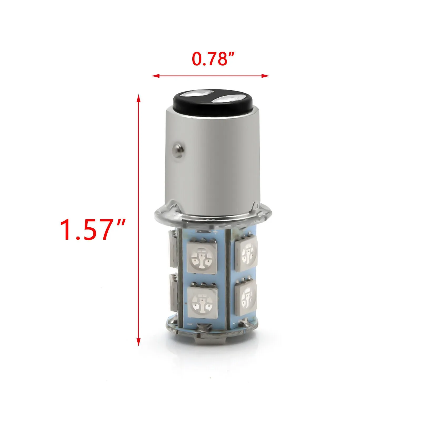 Car Red Led Brake Stop Light Bulb 1157 For Hyundai Elantra