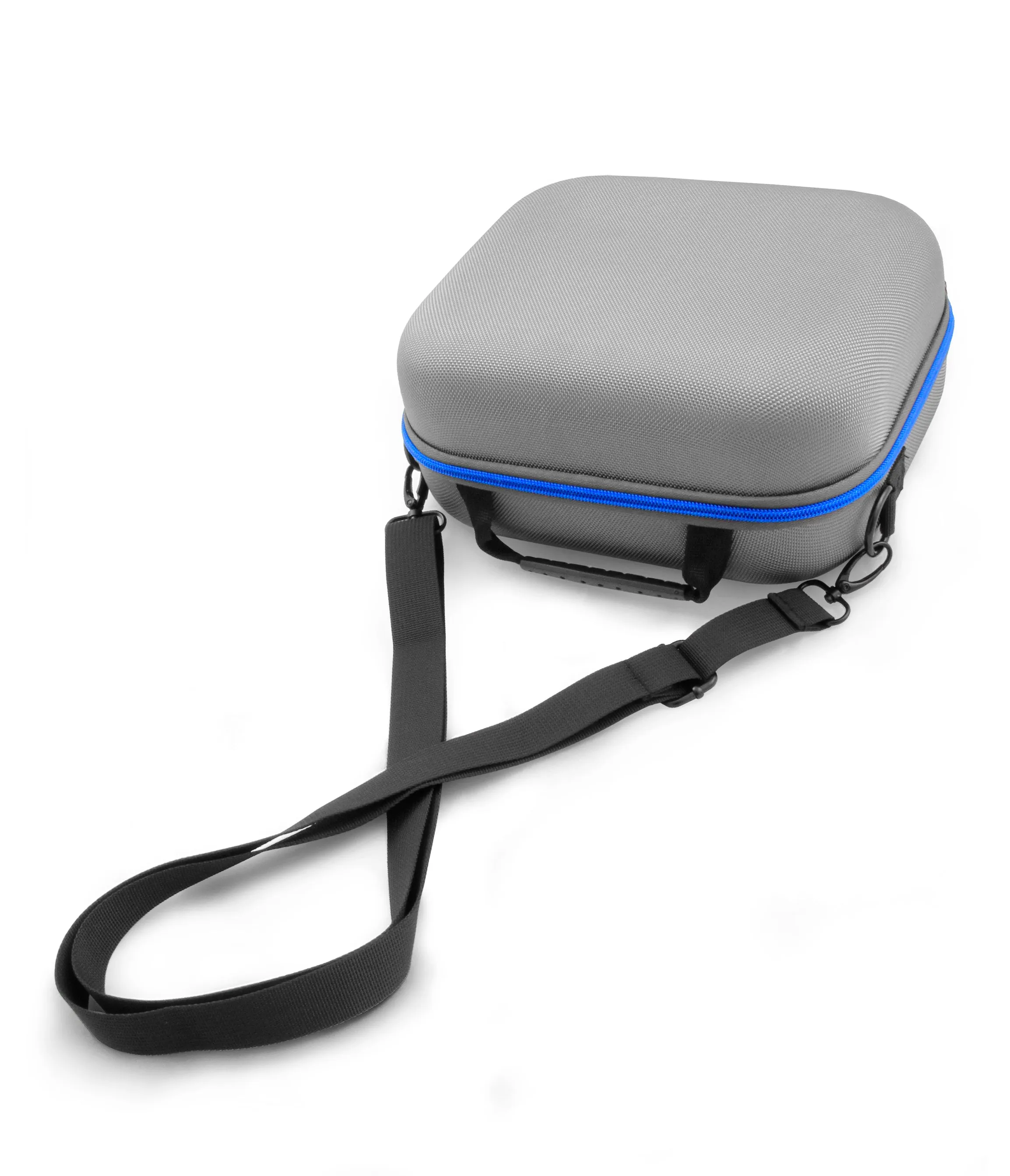 CASEMATIX 9.5" Hard Shell EVA Travel Case with Shoulder Strap and Padded Divider - Fits Accessories up to 8.5" x 7.5" x 2.5"