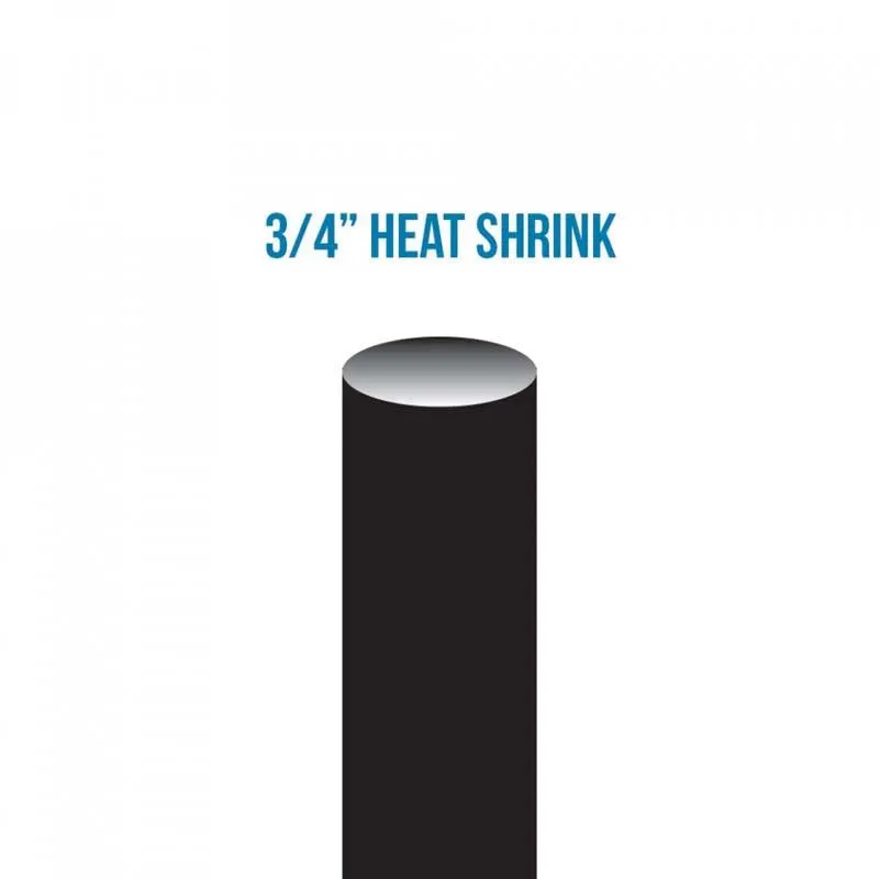 CHS0 ID Supplied Bulk Black Heat Shrink with Internal Sealant By Cast Lighting