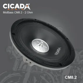 CICADA AUDIO CM8 MIDRANGE SPEAKERS 8" (2Ω AND 4Ω)