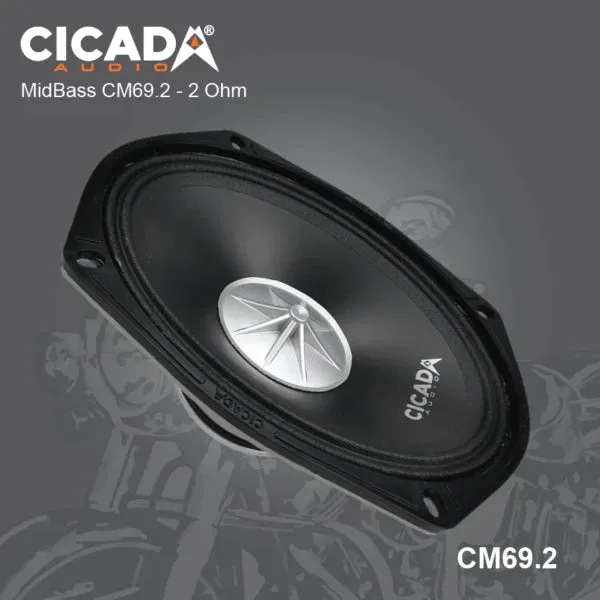 CICADA CM69 MIDRANGE SPEAKERS 6X9" (2Ω AND 4Ω)