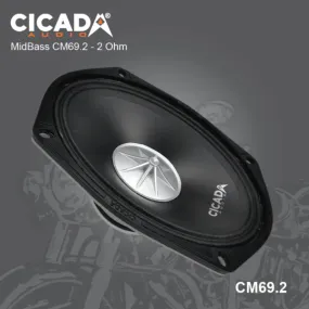 CICADA CM69 MIDRANGE SPEAKERS 6X9" (2Ω AND 4Ω)