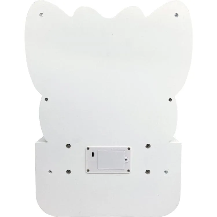 Colorful Butterfly-Shaped Tabletop Vanity with Illuminated Mirror