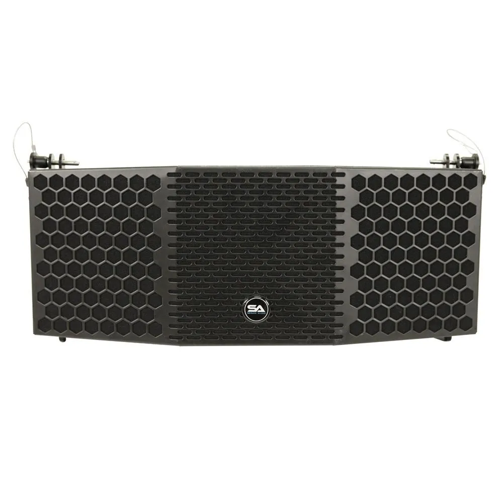 Compact 3x10 Line Array Subwoofer, Pair of Compact 2x5 Line Array Speakers, & Mounting Frame