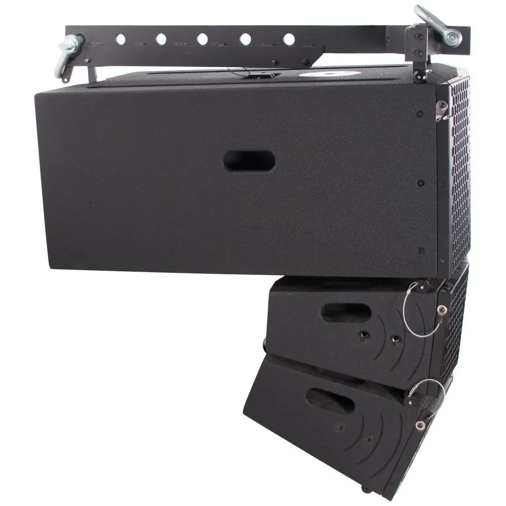 Compact 3x10 Line Array Subwoofer, Pair of Compact 2x5 Line Array Speakers, & Mounting Frame