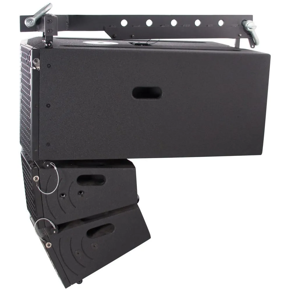 Compact 3x10 Line Array Subwoofer, Pair of Compact 2x5 Line Array Speakers, & Mounting Frame