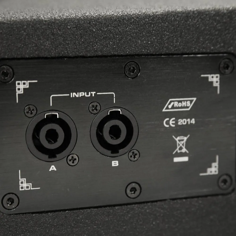 Compact 3x10 Line Array Subwoofer, Pair of Compact 2x5 Line Array Speakers, & Mounting Frame