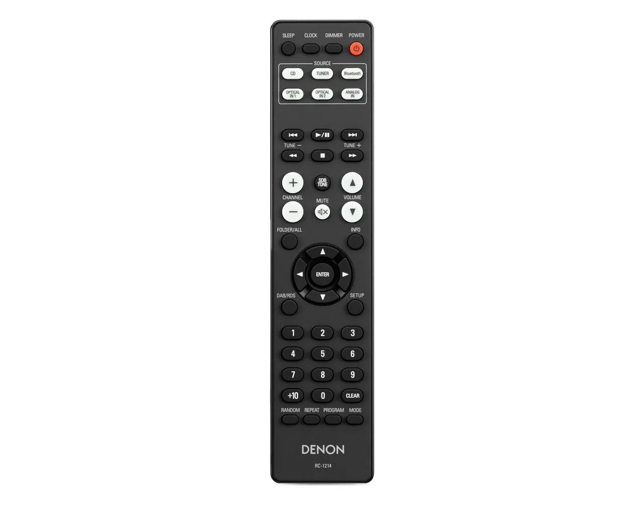 Denon RCD-M41 Micro Desktop Hi-Fi CD Receiver with Bluetooth & FM Black