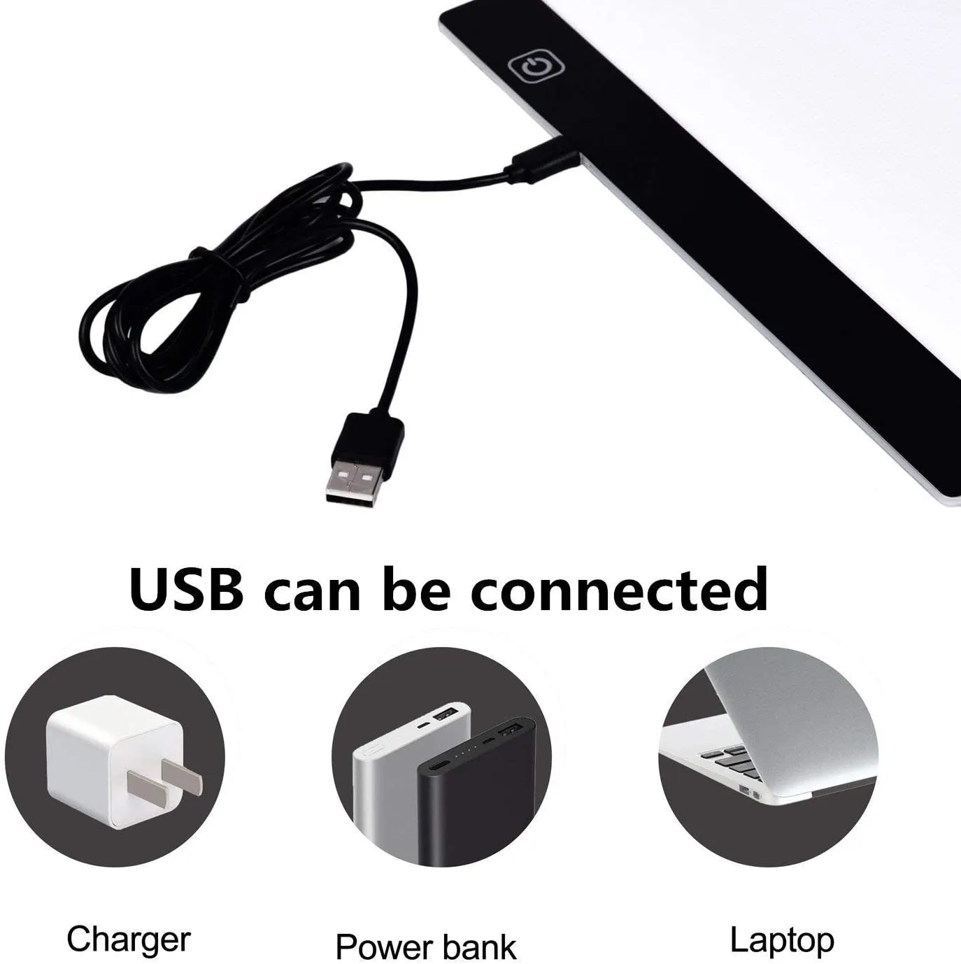 Diamond Art Accessories, Three Level Dimmable Led Light Pad for Diamond Painting