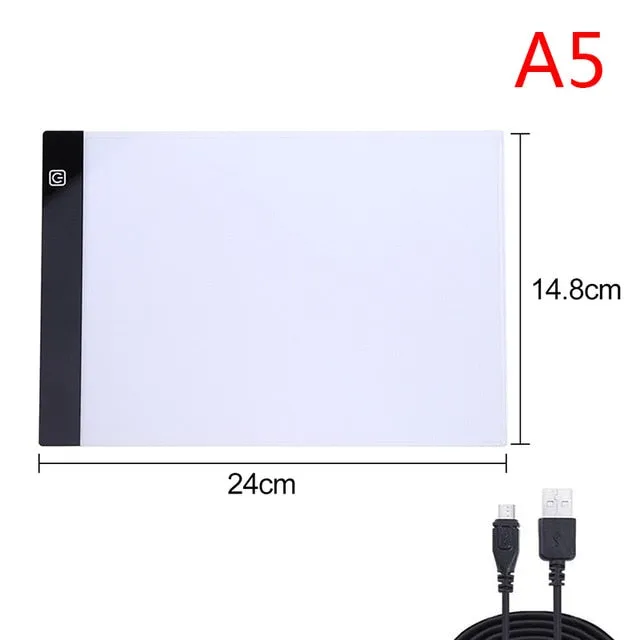 Diamond Art Accessories, Three Level Dimmable Led Light Pad for Diamond Painting