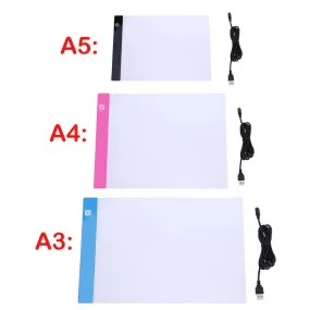 Diamond Art Accessories, Three Level Dimmable Led Light Pad for Diamond Painting