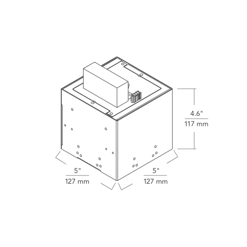 Element EBYTL BUILD-YOUR-OWN Multiples Flangeless Trimmed Housing, 0-10V Dimming