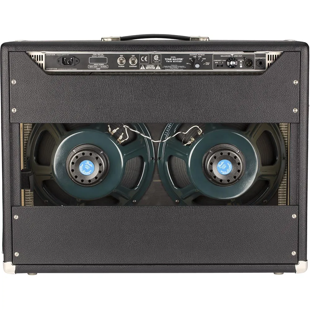Fender Tone Master Twin Reverb Amplifier, 200W, Black