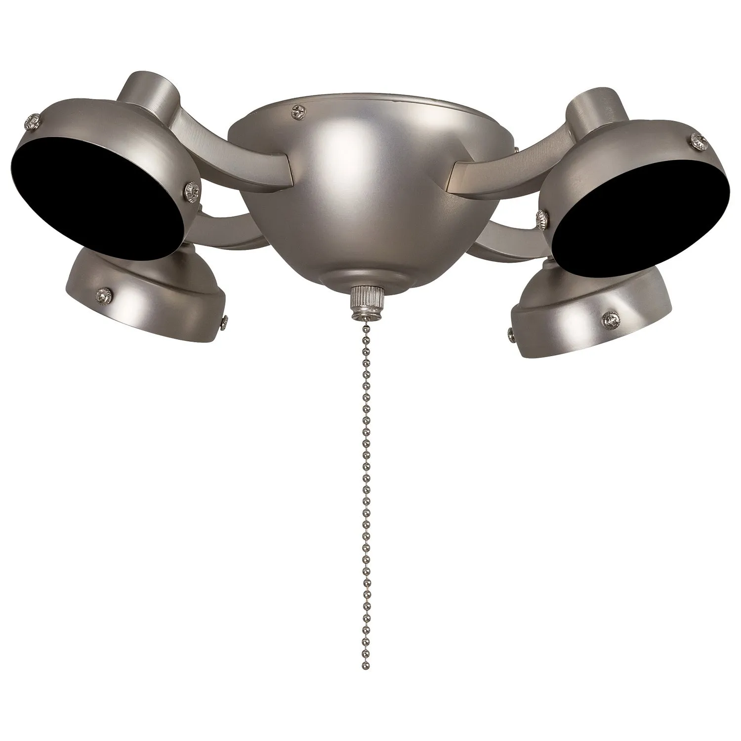 Four Light Fan Light Kit in Brushed Steel Finish by Minka Aire